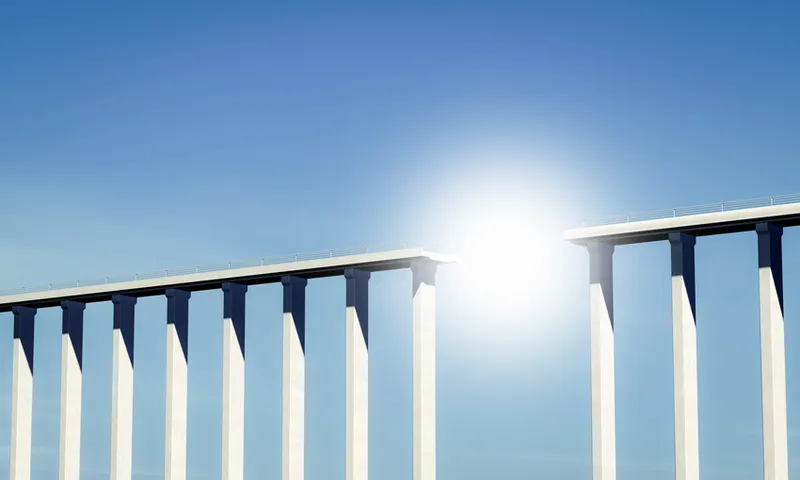 Bridge with a gap