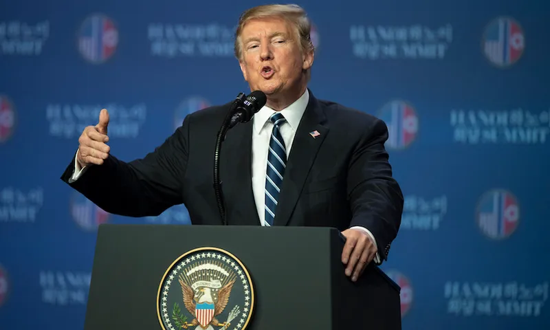 U.S. President Trump And North Korean Leader Kim Jong-un Meet In Hanoi