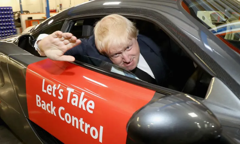 Boris Johnson Delivers Stump Speech For The Vote Leave Referendum Campaign