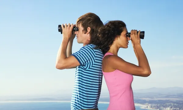 couple binoculars stock image getty