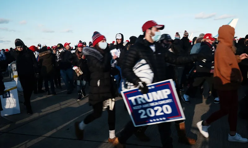 President Trump Holds Campaign Rally In Pennsylvania One Day Before Election
