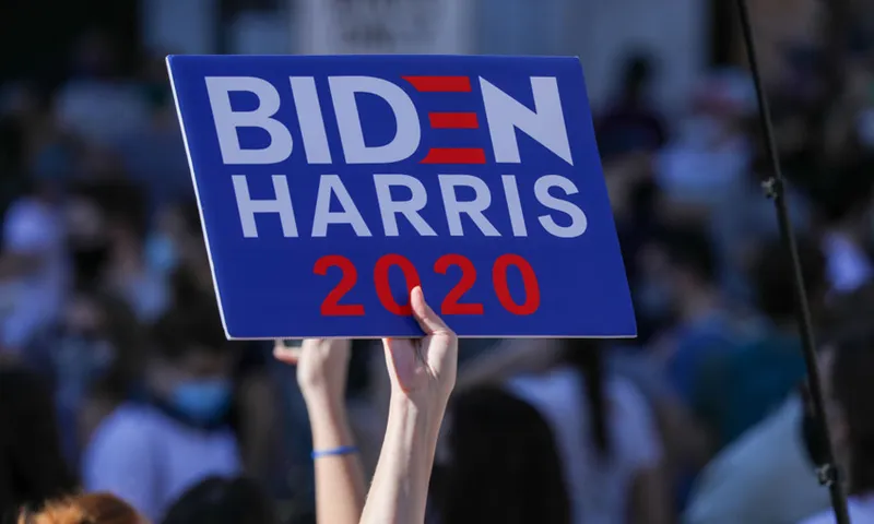 Celebration in Washington over Bidenâs win