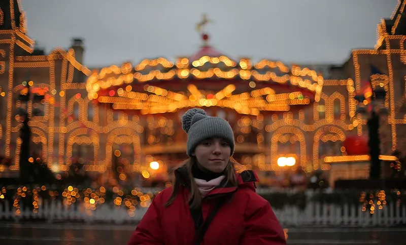 Emma in Red Square. Photo credit Phil Johnson STUFF