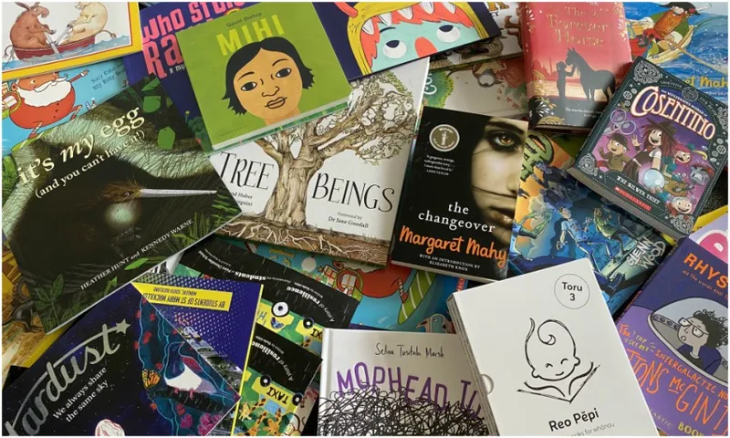 An assortment of children's books