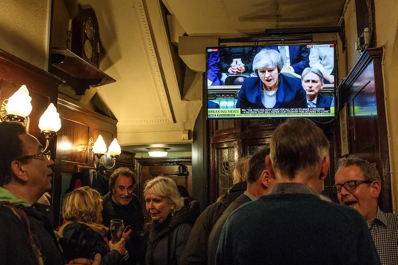 MPs Vote On Theresa May's Brexit Deal