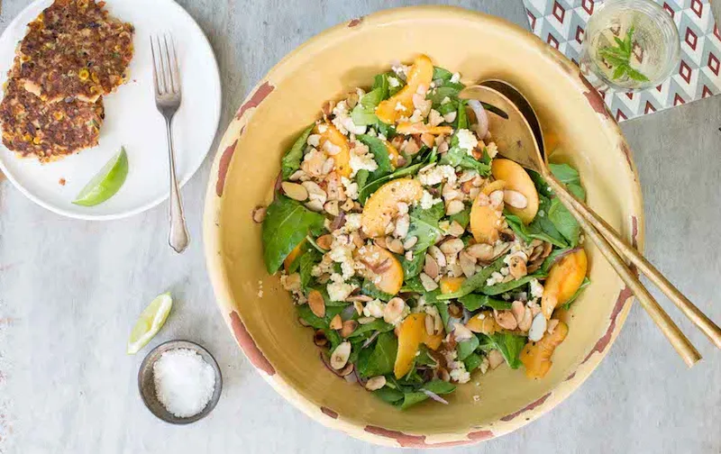 Peach, Rocket & Feta Salad (1 of 1) (1)