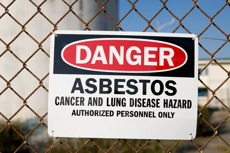 Danger Asbestos Warning Sign