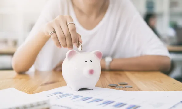 piggy bank saving money concept