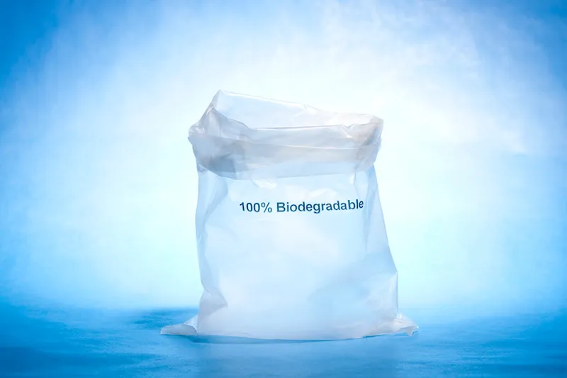 Biodegradable plastic bag
