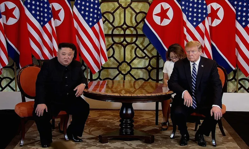 U.S. President Trump And North Korean Leader Kim Jong-un Meet In Hanoi
