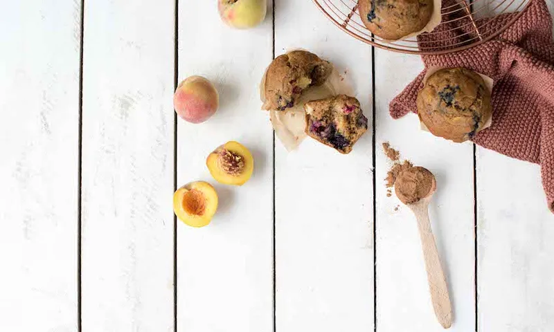 Blackberry & Peach Muffins (1 of 1)