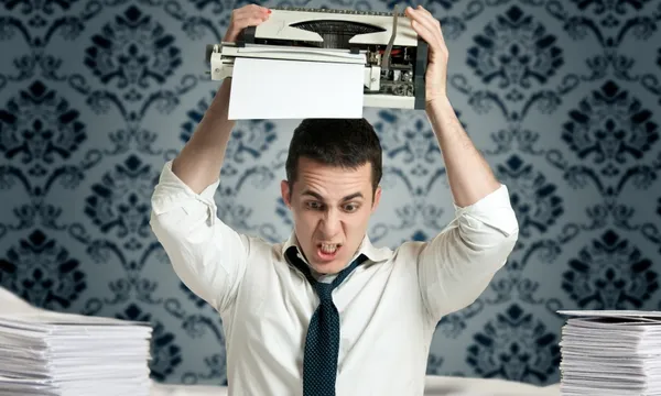journalism stress typewriter getty