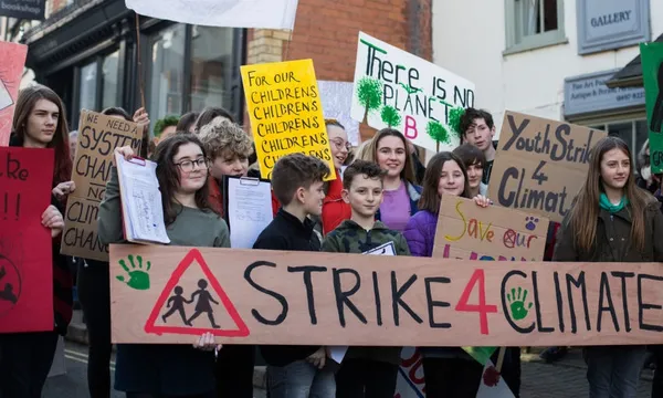 students climate strike wales getty