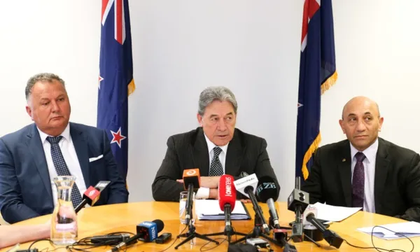 Shane Jones Winston Peters Ron Mark Getty