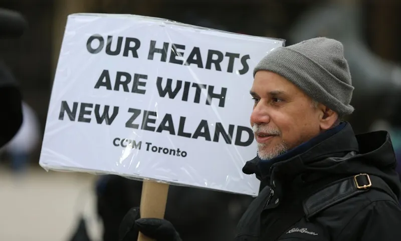 Vigil Following The Mass Shooting In New Zealand