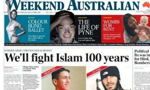 Weekend Australian islamophobic