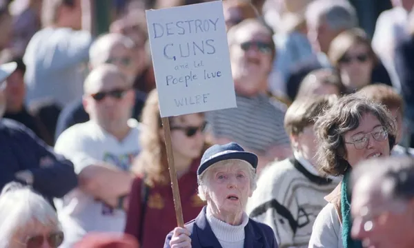 anti gun protest after port arthur getty