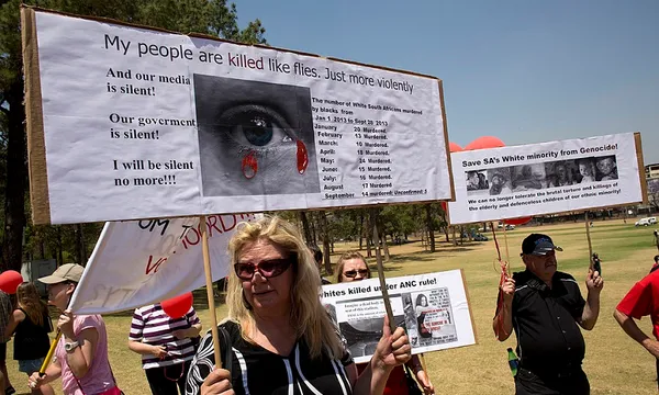 SAFRICA-POLITICS-WHITES-PROTEST