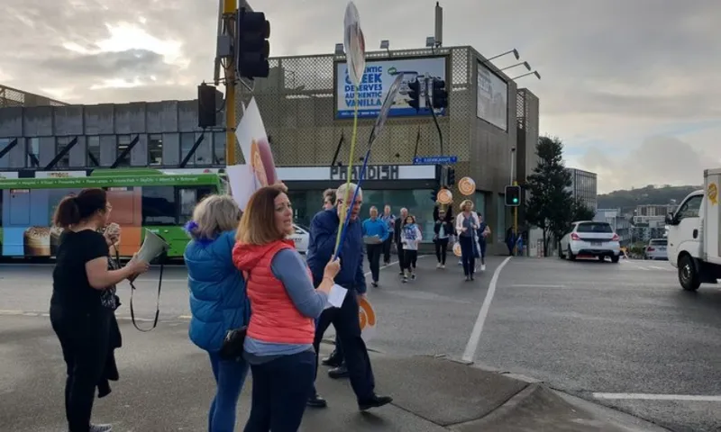 teacher strike ponsonby rnz katie scotcher