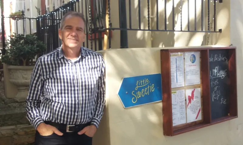 John Palino at his cafe little sweetie alex braae
