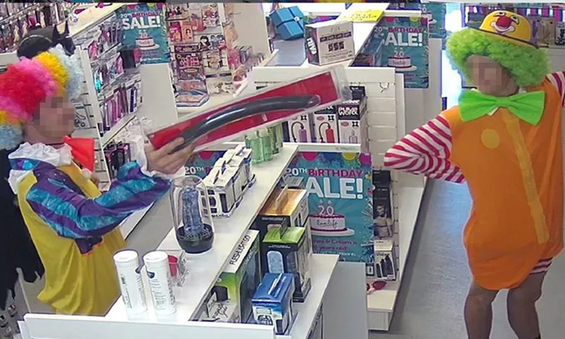 clowns and dildo