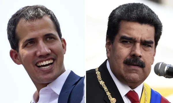 Guiado and Maduro venezuela getty