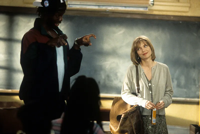 Rahman Ibraheem And Michelle Pfeiffer In 'Dangerous Minds'