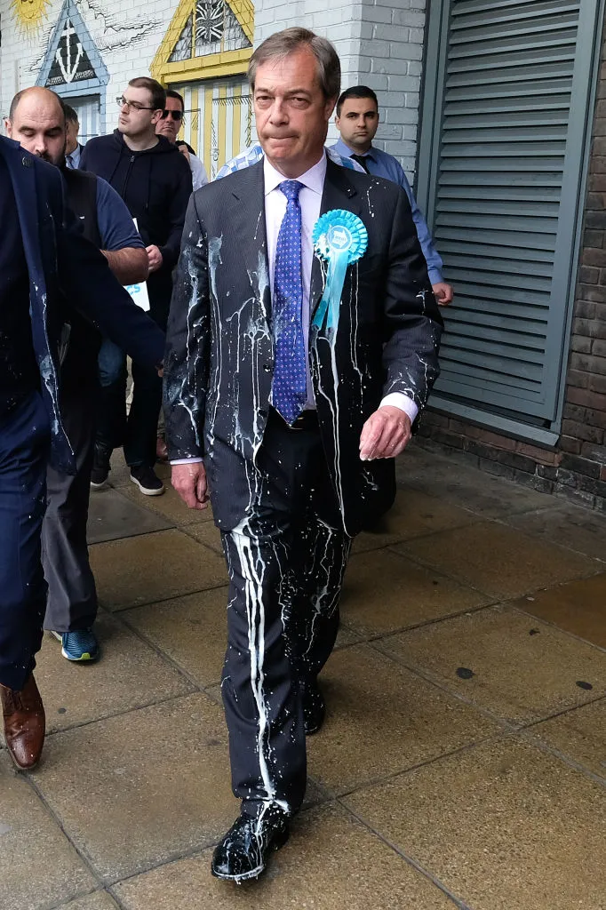 Nigel Farage Undertakes A Whistle-Stop Tour Of England