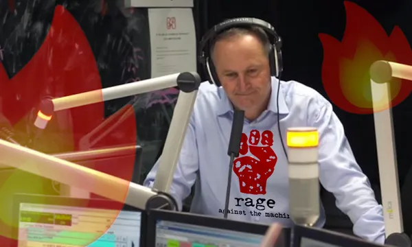 John Key Rage Against the Machine