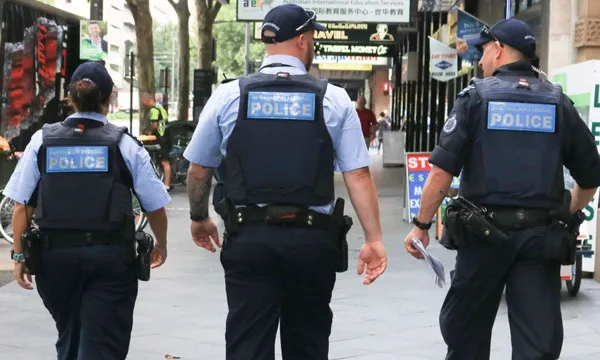 australian federal police officers getty