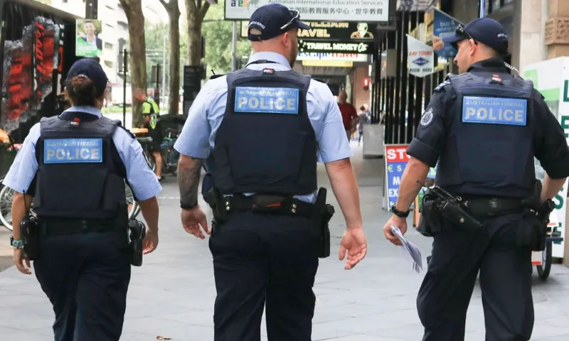australian federal police officers getty