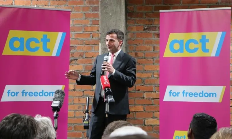 David Seymour ACT party relaunch Jessie Chiang rnz