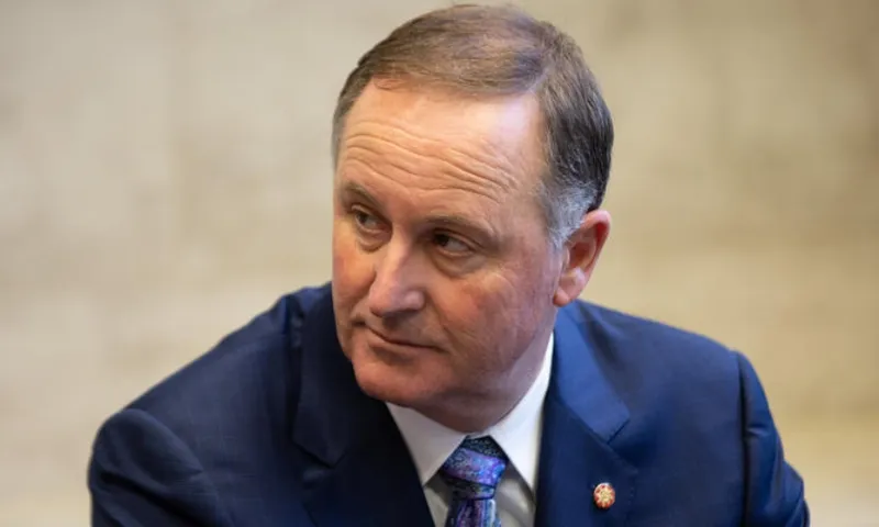John Key at ANZ presser rnz dan cook