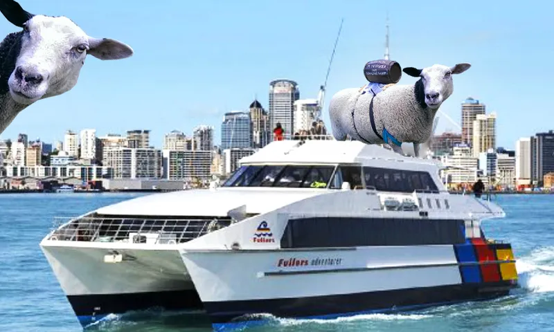sheep on ferry