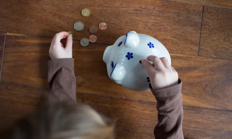 Girl With Money Box