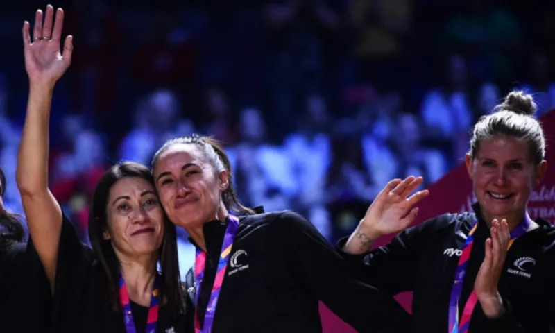 Noeline Taurua Maria Folau Casey Kopua silver ferns getty