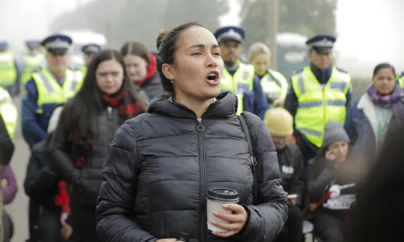 Pania Newton Ihumātao RNZ Dan Cook