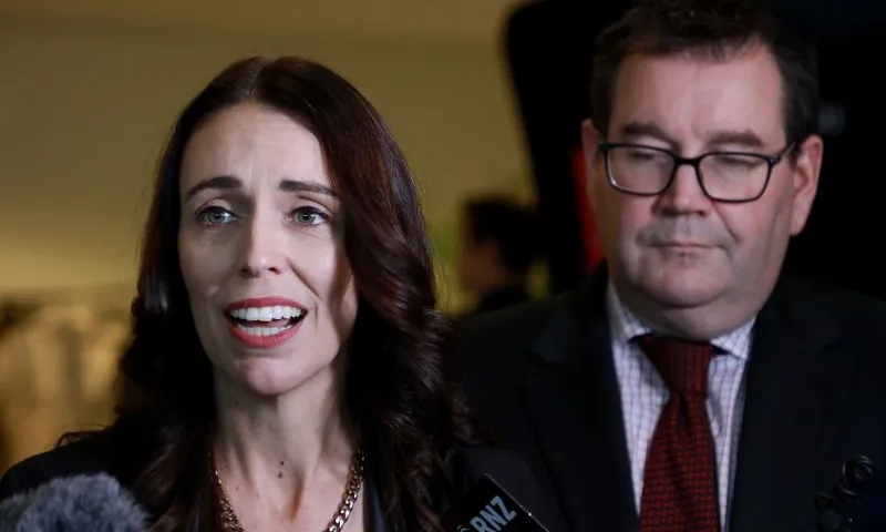 pm jacinda ardern and grant robertson getty