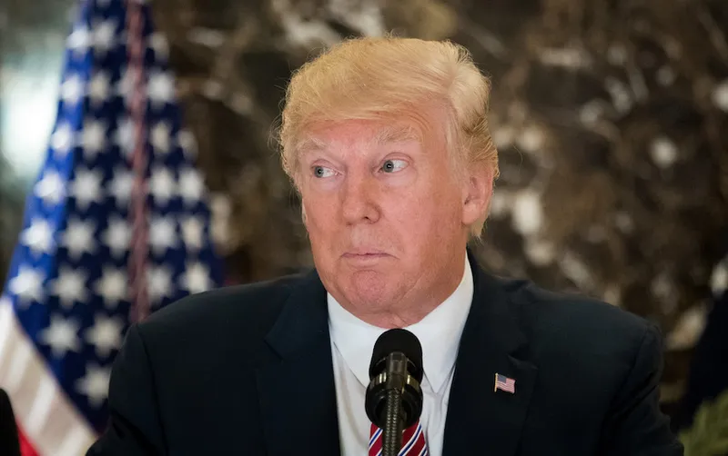 President Trump Speaks On Infrastructure Meeting Held At Trump Tower