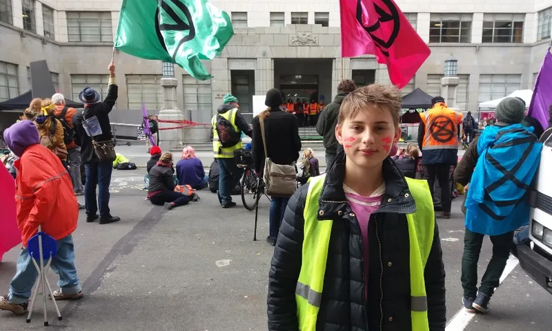 Micah Geiringer xr protest in wellington alex braae