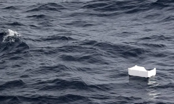 polystyrene plastic floating in ocean getty