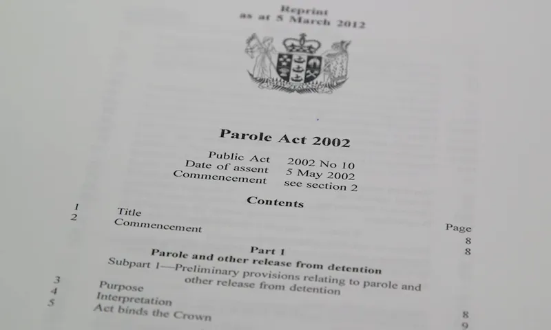 Parole Act 2002