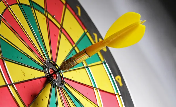 Dart on a dartboard