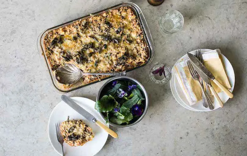 Tomato & Feta Baked Oats