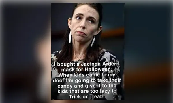 Jacinda FB meme
