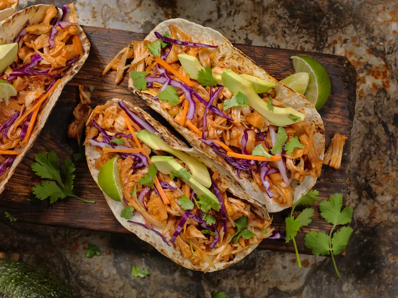 BBQ Pulled JACK FRUIT Taco