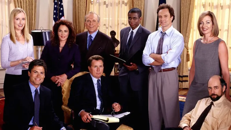 The cast of The West Wing
