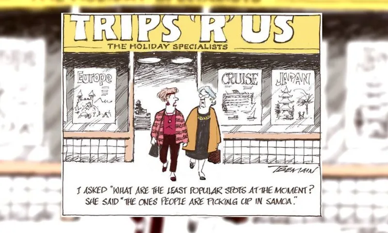 The Tremain cartoon