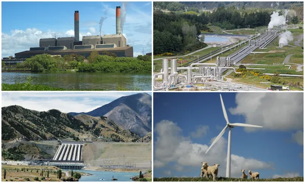Coal hydro wind geothermal power