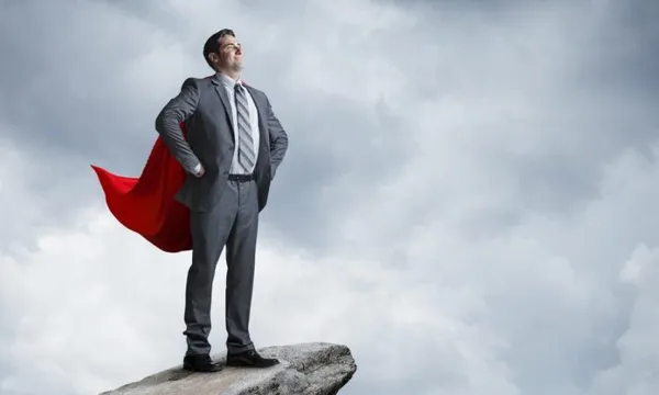 Superhero Businessman